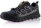 Fusskleidung® Damen Herren Wanderschuhe Softshell Trail Running Trekkingschuhe Schwarz Rosa EU 39