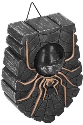 esmen Campanello a Forma di Ragno con Un Occhio, Mobile Multifunzionale con Suoni Horror Leggeri per Halloween a casa, Ampia Applicazione