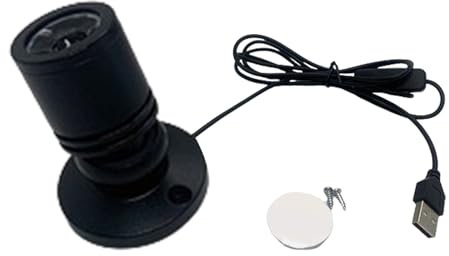 Indoor Spot Light - Adjustable Small Uplights | Uplighting Fixtures for Indoor Spaces, Dimmable Floor Spotlights, Dimmable Plant Spotlight for Artwork, Plants, and Wall Displays