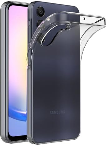AICEK Compatible avec Samsung Galaxy A25 5G Coque, Transparente Silicone Etui pour Samsung A25 5G Coque Housse Bumper Clear Case