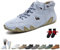 Stivali alti italiani fatti a mano da uomo Scarpe minimaliste da esterno Beck Scarpe casual traspiranti antiscivolo a piedi nudi per passeggiate Escursionismo Guida stivali Chukka(Light blue,42 EU)