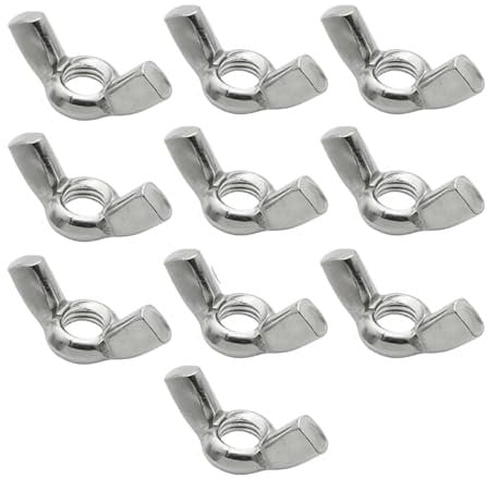 M4 Wing Nuts Marine Grade in A4 Stainless Steel 316 – Corrosion Resistant Fasteners (Pack of 10)