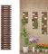 Wand-Pflanzgefäß aus Holz, zum Aufhängen, Rankhilfe – Outdoor-Gartendekoration, Sukkulenten-Halter, Aufhänger mit Zaun