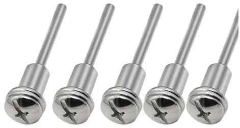 GYQIZSS 5Pcs 3,17mm/6mm Schaft Polieren Trennscheibe Schraube Dorn Trennscheibe Halter Anschluss Verlängerung Stange for Dreh Werkzeug