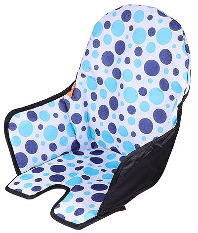 BESTonZON 1Stk Kissen hochstuhl einlage matte Kinderstuhleinsatz Hochstuhlauflage Sitzplatz im Freien kindersitzunterlage sitzunterlage kinder Esszubehör aus Stoff einfacher Stuhlbezug Blue
