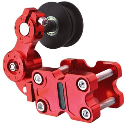 Ajustador de cadena de motocicleta,Herramienta de ajuste de cadena Motocicleta, Guía de tensión de moto de ajuste automático, Engranaje tensor de modificación de cadena para montar en bicicleta