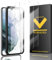 V-PORYADKU 3+1 For Samsung Galaxy S21 Screen Protector 3 Pack +Installation Frame, Fingerprint Compatible, High Transparency Tempered Glass Protective Film For S21 5G