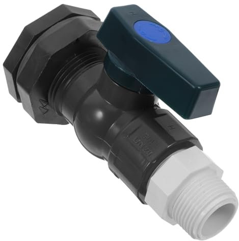 FONDOTIN Regenwasserfass Spigot Kit Mit Schlauchadapter Wasserfass Zubehör Für Garten Inkl Bulkhead Fitting Und Diverter Für Effektive Regenwassernutzung