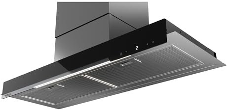 TEKA Campana Extractora Integrada 90 cm, Motor EcoPower, 3 Velocidades + 1 Intensiva, Iluminación LED, Clase Energética A+, Modelo Integra GFI 97350 EOS SS