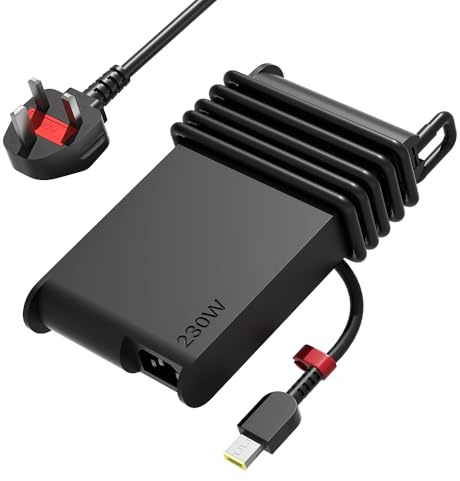PowerPortnerLink Slim 230W Ladegerät Kompatibel mit Lenovo Legion Pro Slim 5 5i 5P 7 S7 C7 Y740 Y920 Y720 Y545 R720 Thinkpad P73 P72 P71 P70 P53 P52 ideapad Y910 Y900 Laptop
