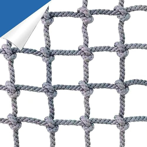 OYYMTE Kletternetz, Indoor-Fitnessstudio-Netz, Seilnetz, Kletter-Frachtnetz, Spielplatz, Hängematte, Baumhaus, Spielzeug(1 * 4m(3.3 * 12.12ft))