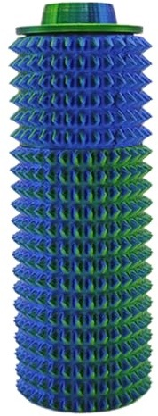 Sensory Toys Spielzeug für Erwachsene, Spiky Grip Fidget, rotierender Stress-Spinner, kompaktes Handheld-Design, Silikon, mehrfarbig, für Büro, Schule, Reisen, Auto