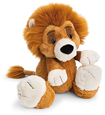 NICI Kuscheltier Löwe King Kimari 25cm - braun - Stofftier aus weichem Plüsch, niedliches Plüschtier zum Kuscheln und Spielen, für Kinder & Erwachsene, tolle Geschenkidee - 62739