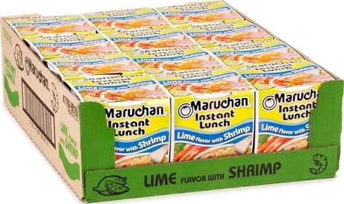 Maruchan Instant Lunch Lime Flavour with Shrimp Ramen Noodle Soup 64 g