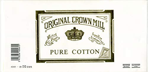 Original Crown Mill DL reine Baumwolle Umschlag