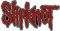 Slipknot Logo Unisex Patch rot/schwarz 100% Polyester Undefiniert Band-Merch, Bands