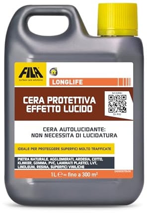 Fila Surface Care Solutions LONGLIFE Cera per Pavimenti Autolucidante, 1L