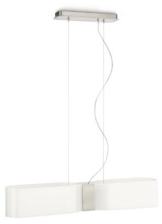 Philips myLiving 376553116 E27 23 W chrom, weiß Punkt – Punkt-Licht, E27, Beleuchtung, Warmweiß, Schlafzimmer, Wohnzimmer, IP20, I)