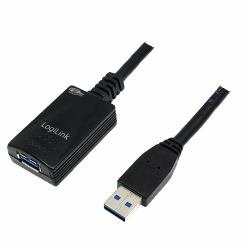 LogiLink UA0127 - - Repeater Cable USB 3.0 Black 5m