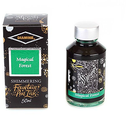 Diamine - Shimmering Fountain Pen Ink, Magical Forest 50ml