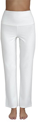 Leela Cotton Women's Yoga Pants Organic Cotton/Elastane, Natural, s