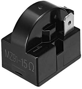 sourcingmap 15 Ohm 1 Pin Refrigerator Start Relay for Compressor Black