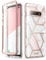 i-Blason Hülle für Samsung Galaxy S10 Handyhülle Glitzer Case Bumper Robust Schutzhülle Glänzend Cover [Cosmo] OHNE Displayschutz 2019 Ausgabe (Marmor) - 6.1 Zoll