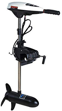 WUPYI2018 Moteur Hors-Bord électrique,45 lbs Moteur de Bateau 12v pour dériveurs, Bateaux de pêche, Bateau en Bois