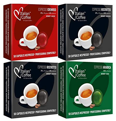 Café Profesional Capsulas Compatibles - Degustación 3 Variedades - 200 Capsulas Planas