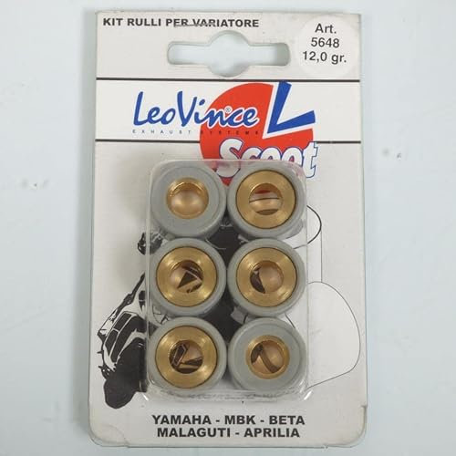 Galet rouleau de variateur Leovince compatible avec Scooter Yamaha 125 Majesty 20x12 12Grs