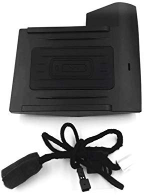 KCSAC Qi auto drahtloser ladegerät fit für volkswagen golf7 cc tayron teramont tiguan lavida adapter schnelle lade panel telefonhalter Mittelkonsole Dekor-Abdeckung (Color Name : Volkswagen Golf 7)