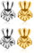Aster 2 Pairs Boucle d'oreille Magique Supports, hypoallergéniques Earring Backs Lifters pour Clous d'oreilles Lourds, lobes d'oreilles Tombantes, pour Femmes