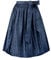 Stockerpoint Corinna Damen Midi Dirndlschürze, Blau, 40-44