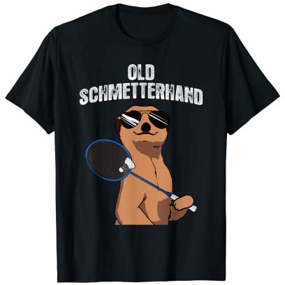 Old Schmetterhand Badmintonspieler Federball Badminton T-Shirt