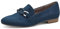 Jana Damen Slipper mit Blockabsatz Vegan, Blau (Navy), 41 EU