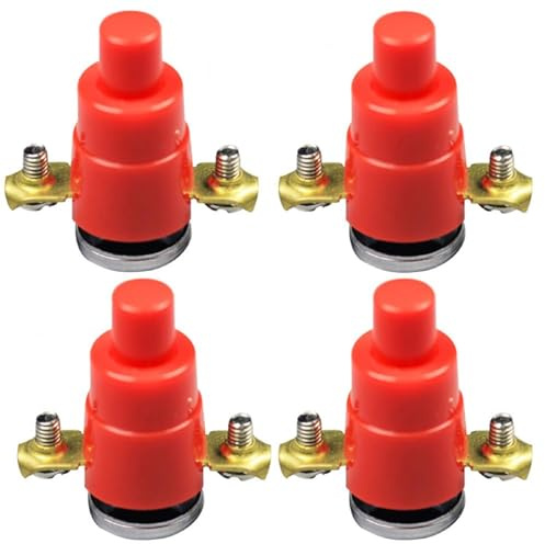 ZYNCUE Thermoschalter, 56°C 250V 16A Thermoschalter Ersatz Fit für Kabeltrommel Kabel 4 Stück