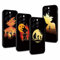 4 Stück Handyhülle für Apple iPhone 14 Pro 6.1'' Anime Dragonball Super Z DBZ Son Goku Manga Muster Design Junge Case All Inklusiv Linsen Schutzhülle Stoßfest TPU Silikon Weich Ultra Dünn Cover, 01