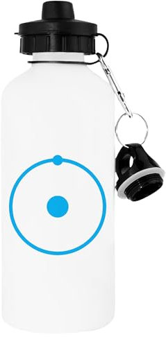 Hydrogen Atom Active Weiße Thermo-Wasserflasche Aus Aluminium