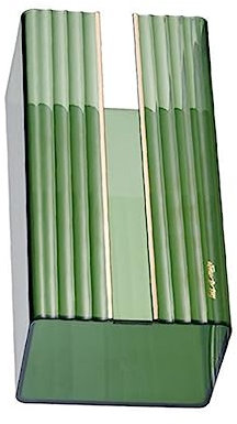DRESSOOS Boîte Boîte à Papier Suspendue Au Mur Chariot Distributeur De Papier Toilette Amusant Couvercle Couler Récipient Couverture Voiture Recharge Transparent L'animal De Compagnie Green