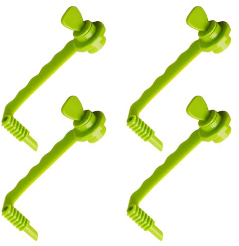 Belligern 4 Pieces Spiral Cutter,Potato Spiral Cutter,Spiral Potato Cutter,Piranha Spiral Cutter,Spiralizer for Vegetables,for Slicing of Cucumbers,Potatoes,More,Vegetable (Green)