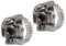 Holibanna 2stücke Vintage Skull Watch Für Und Frauen Kreative Fingeruhr Mit Drehbarem Deckel Einzigartiges Design Für Halloween Und Besondere Anlässe