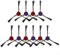 Lot de 10 brosses latérales d'angle pour Eureka NERE10s pour robot aspirateur et balai E10S, nettoyage efficace des coins, installation facile, lot de 4/10