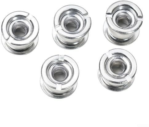Gdfnmogo 5 viti per corona della bicicletta, singole, doppie, triple, viti per corona per mountain bike, accessori per guarnitura in acciaio inossidabile (C singolo)