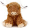 Warmies Plush Highland Cow with Horns Microwavable Large, Weighted Microwavable Hottie for Cosy Comfort, French Lavender Scented Toy Heat Pad for Adults and Children