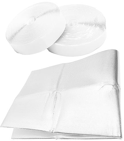 Mobestech Attic Fan Cover Isolier und Abdichtungsabdeckung für Lüftungsöffnungen Einfache Montage Aluminiumfolie für Optimale Dämmung für Schlafzimmer Wohnzimmer und