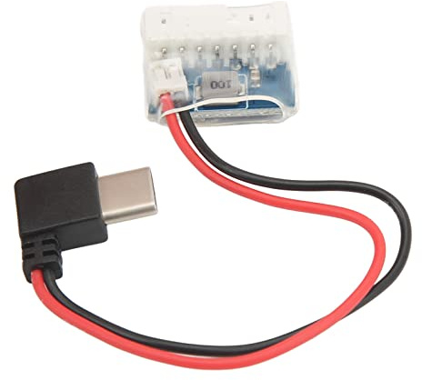 Jeanoko Typ C auf 5 V, Verbessertes 90-Grad-Balance-Stecker-Ladekabel für FPV-Drohnenkamera, Langlebiges PCB-Material