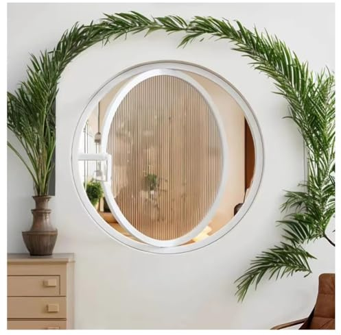 Sxlawesom Rundes Retro-Fenster zur flächenbündigen Montage, 360° drehbares Fenster, Sicherheitsglas, für Restaurants, Gartenhäuser und Spielhäuser(15.8/40cm)