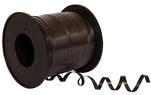 Unique Party 4870 - 450m Black Curling Ribbon