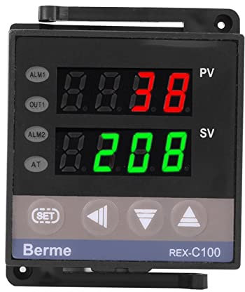 Termómetro Digital PID Controlador de Temperatura REX-C100 100-240 V 1500 VCA, 14 Bits Alarma de Temperatura Kits de Controlador PID Digital