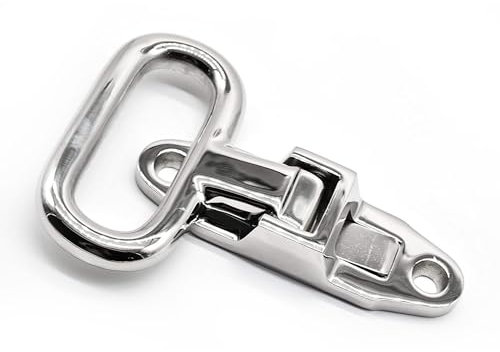 Marine City Robuste Trittstufe aus 316 Edelstahl, korrosionsbeständig, zusammenklappbar, für Boot, Wohnmobil, Anhänger, Camper, große Größe (11,4 x 8,9 cm) (1 Stück)